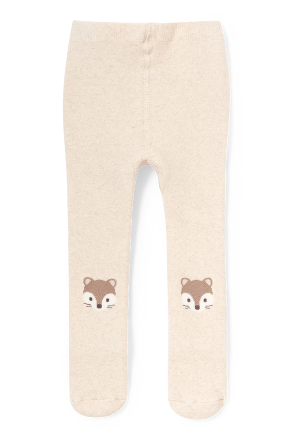 Bild 1 von C&A Fuchs-Baby-Anti-Rutsch-Strumpfhose, Beige, Größe: 56-62