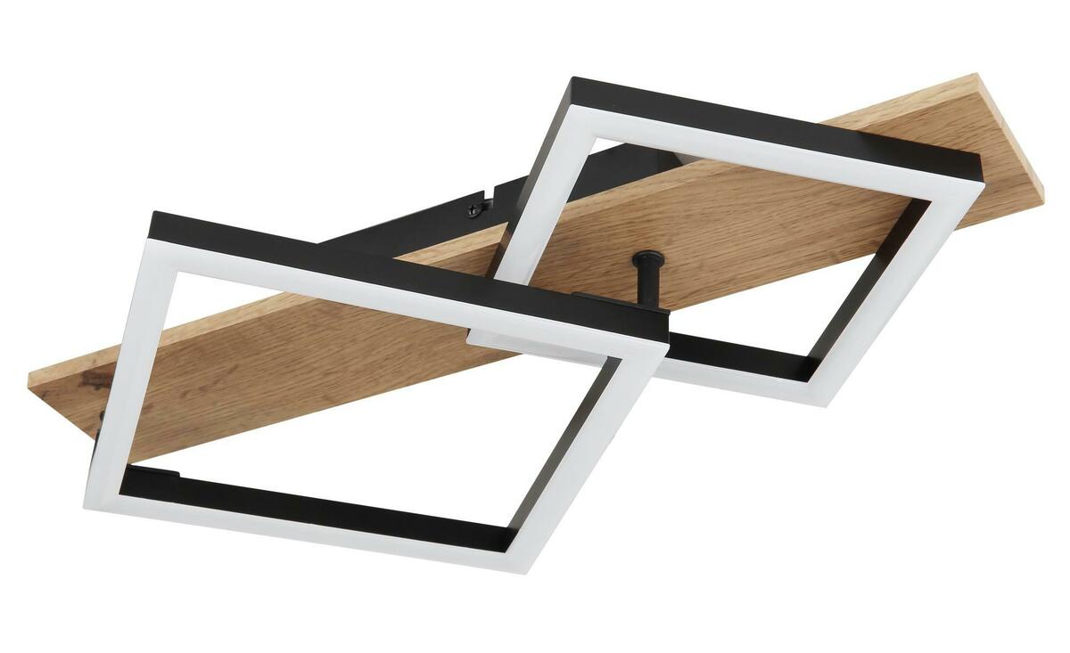 Bild 1 von Deckenleuchte ¦ schwarz ¦ Maße (cm): B: 47,5 H: 8,5 T: 31 Lampen & Leuchten > Deckenlampen - Sconto