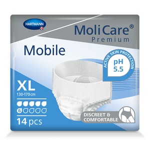 MoliCare Premium Mobile Windelhose 6 Tropfen, 14 Stück, Größe XL