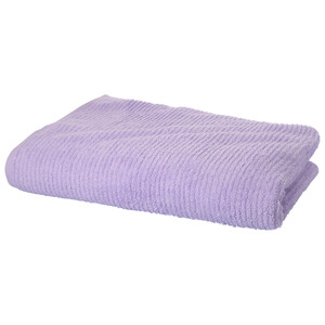Duschtuch mit Rippstruktur LILA