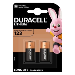 Duracell Foto-Batterie "ULTRA", Lithium, 123, 2er-Blister