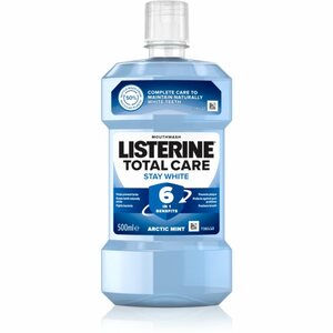 Listerine Stay White Mundspülung mit bleichender Wirkung Geschmack Arctic Mint 500 ml