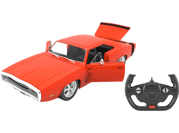 Bild 1 von JAMARA KIDS Dodge Charger R/T 1970 1:16 rot 2,4GHz Tür manuell R/C Spielzeugauto, Rot