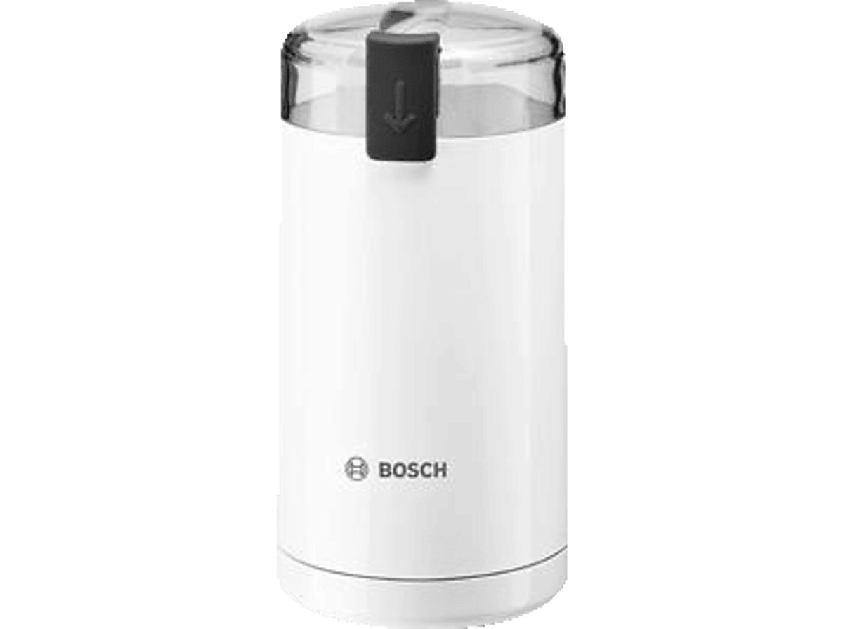 Bild 1 von BOSCH TSM6A011W Kaffeemühle Weiß 180 Watt, Edelstahl-Mahlschale, 2-flügliges Edelstahl-Schlagmesser