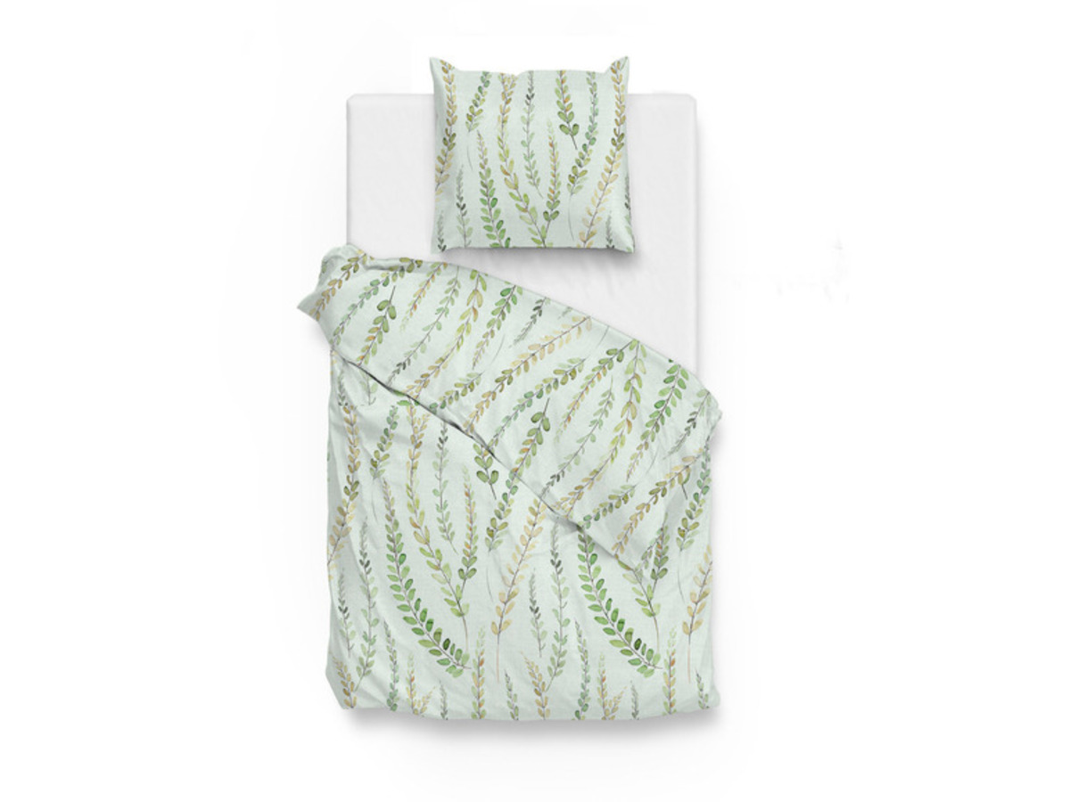 Bild 1 von Face-2-Face Flanell Bettwäsche, grün