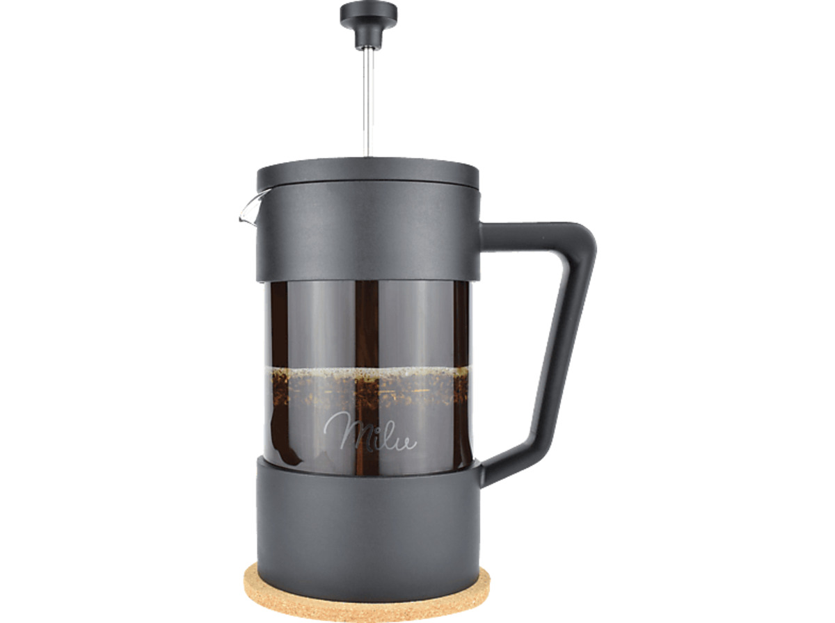 Bild 1 von MILU 5078 4-tlg. French Press-Set Kaffeebereiter Schwarz/Transparent