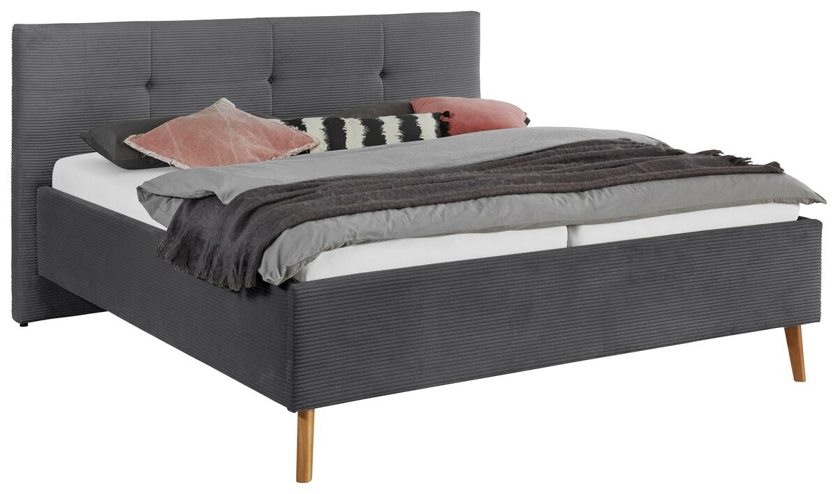 Bild 1 von Polsterbett Meila in Grau ca. 160x200cm, Grau