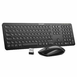 TECKNET Kabellose Tastatur Maus Set