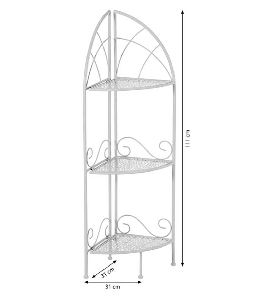 Bild 3 von Dehner Eckregal Luca, ca. B31/H111/T31 cm