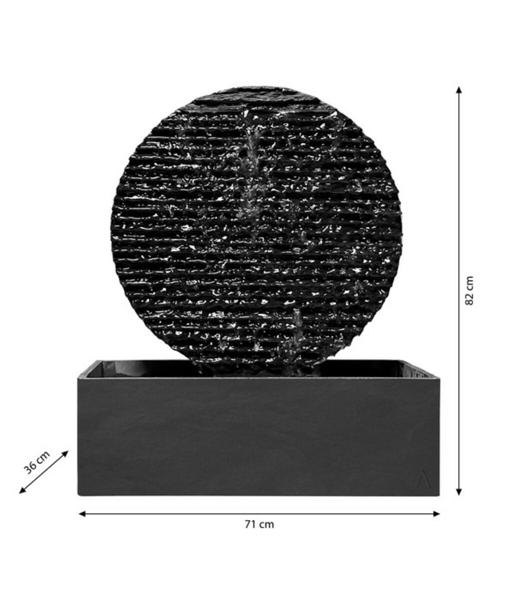 Bild 4 von Climaqua Naturschiefer-Gartenbrunnen Ayo, ca. B21,50/H52,50/T30 cm