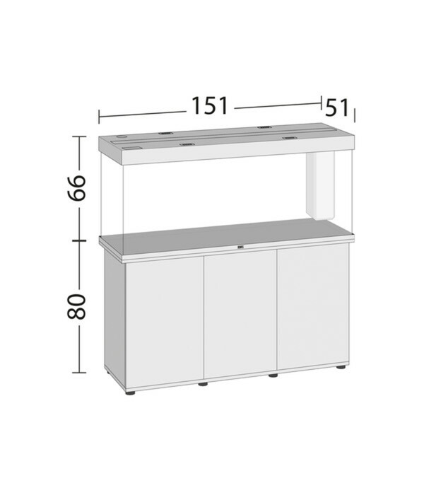 Bild 2 von JUWEL® AQUARIUM Kombination Rio 450 LED inkl. Starter-Set, ca. B151/H146/T51 cm