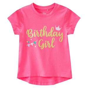 Baby T-Shirt zum Geburtstag PINK