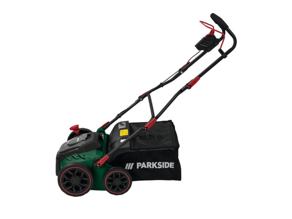 Bild 4 von PARKSIDE® 40 V Akku-Vertikutierer-Rasenlüfter »PLVA 40-Li B1«, Set mit 2 Akkus und Ladegerät