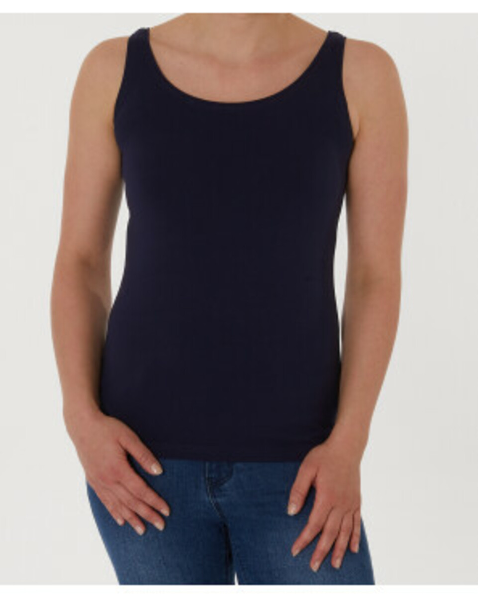 Bild 1 von Basic Tanktop
       
      Janina, Stretchanteil
     
      dunkelblau