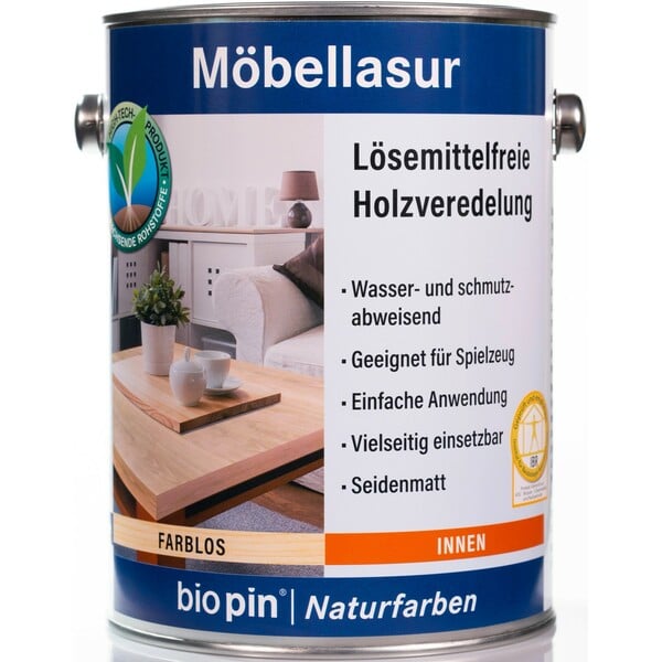 Bild 1 von biopin Möbellasur farblos 2,5 l