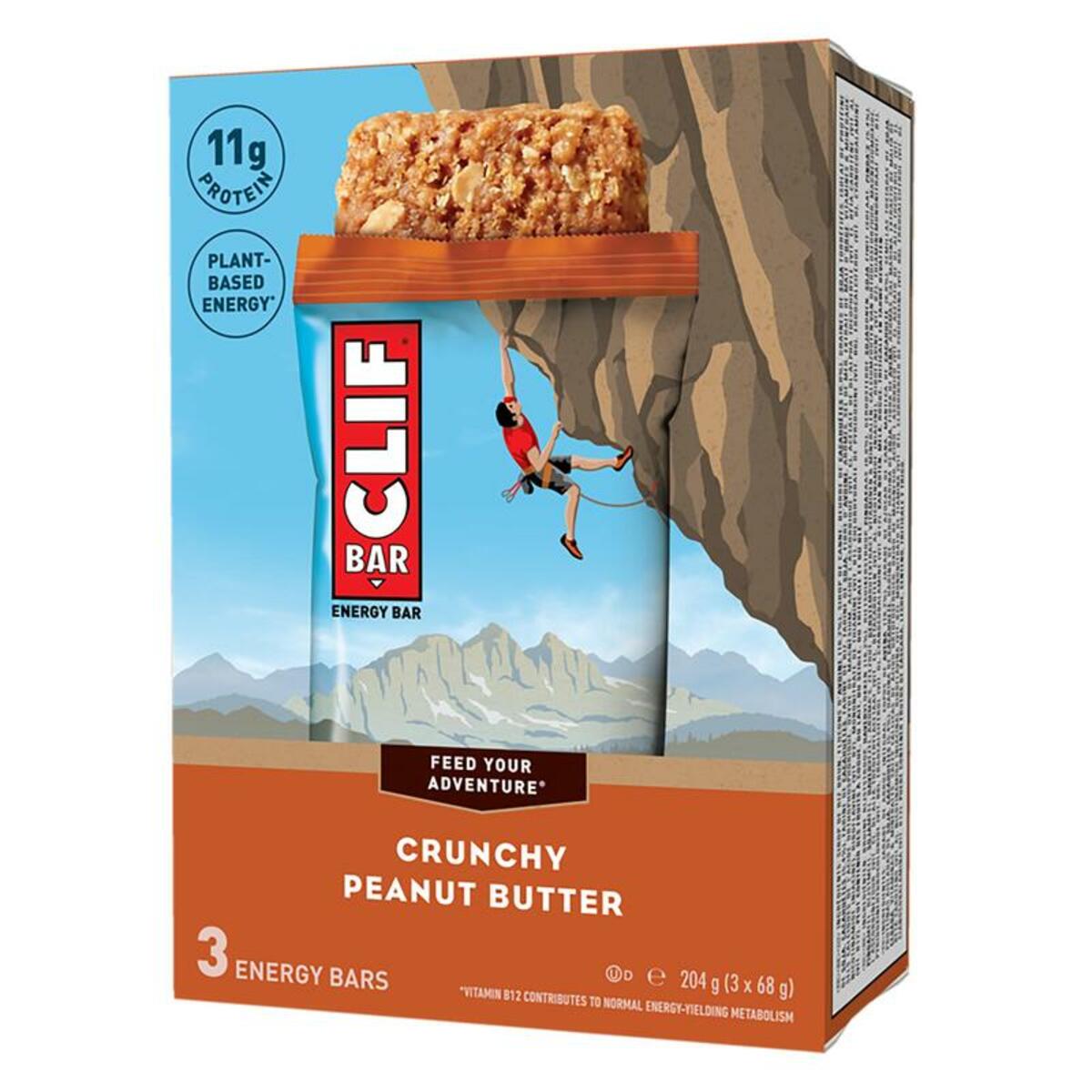 Bild 1 von CLIF Energie Riegel Crunchy Peanut Butter 3 × (68 g) - Clif Bar
