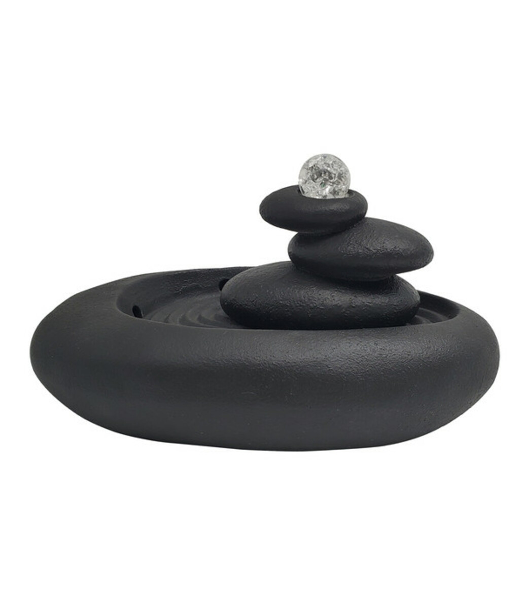 Bild 1 von Dehner Polyresin-Zimmerbrunnen Kana mit LED-Beleuchtung, ca. H18 cm