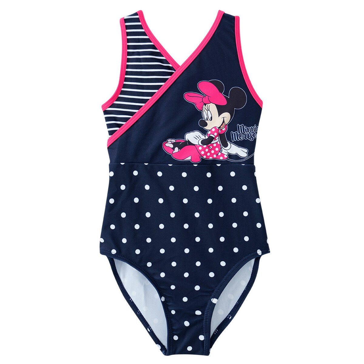 Bild 1 von Minnie Maus Badeanzug in Wickel-Optik DUNKELBLAU