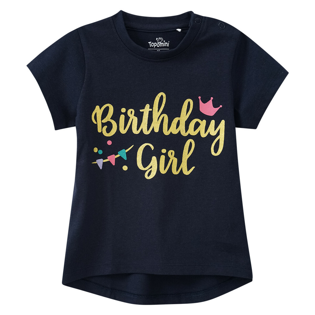 Bild 1 von Baby T-Shirt zum Geburtstag DUNKELBLAU