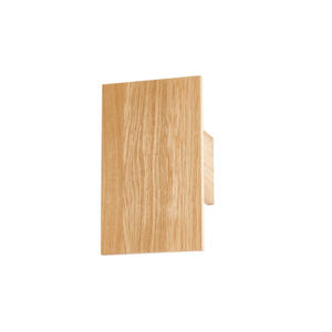 Fischer & Honsel Led-Wandleuchte Shine-Wood, Schwarz, Holz, Metall, Eiche, F, 15x25 cm, Lampen & Leuchten, Innenbeleuchtung, Wandleuchten