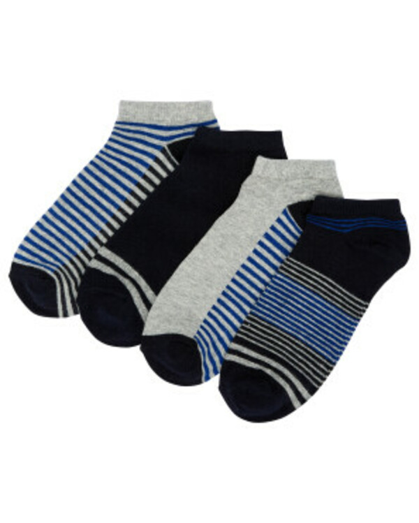 Bild 1 von Gemusterte Sneakersocken
       
      4-er Pack, Ergee, verschiedene Designs
     
      blau