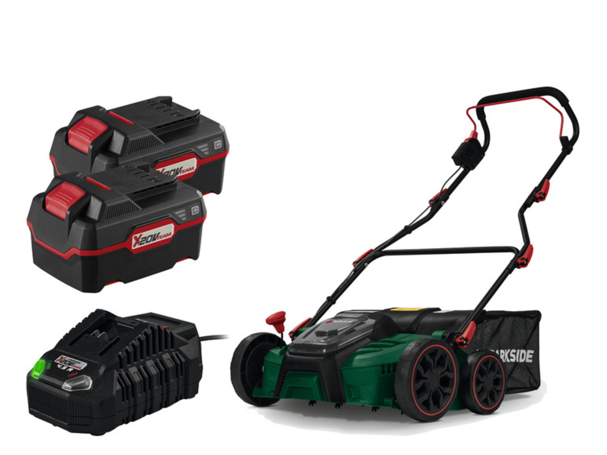 PARKSIDE® 40 V AkkuVertikutiererRasenlüfter »PLVA 40Li B1«, Set mit