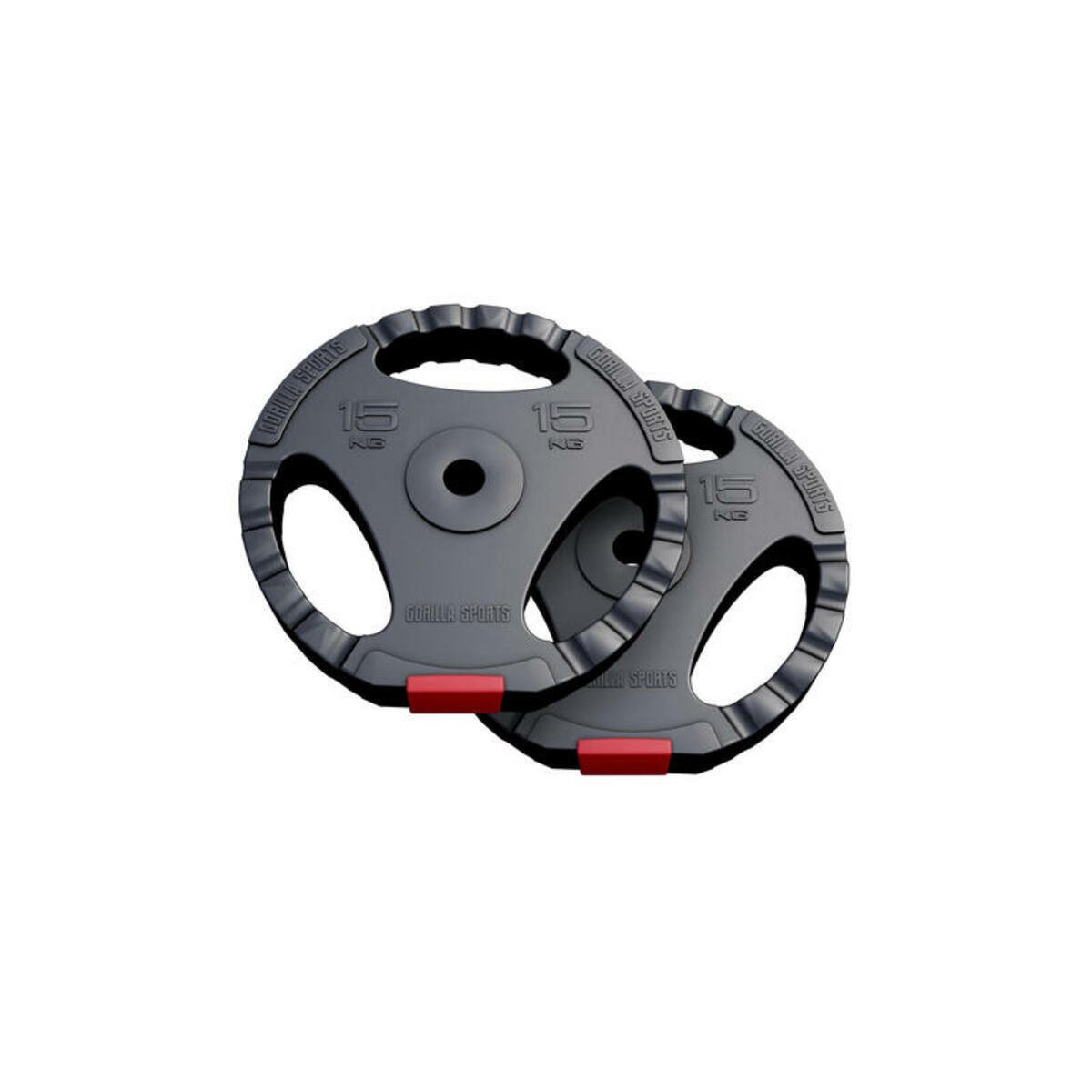 Bild 1 von GORILLA SPORTS Hantelscheibe Kunststoff Gripper 1,25-15 KG