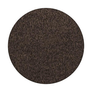 Novel Flachwebeteppich Nizza, Braun, Textil, Uni, rund, Oeko-Tex® Standard 100, pflegeleicht, Teppiche & Böden, Teppiche, Runde Teppiche