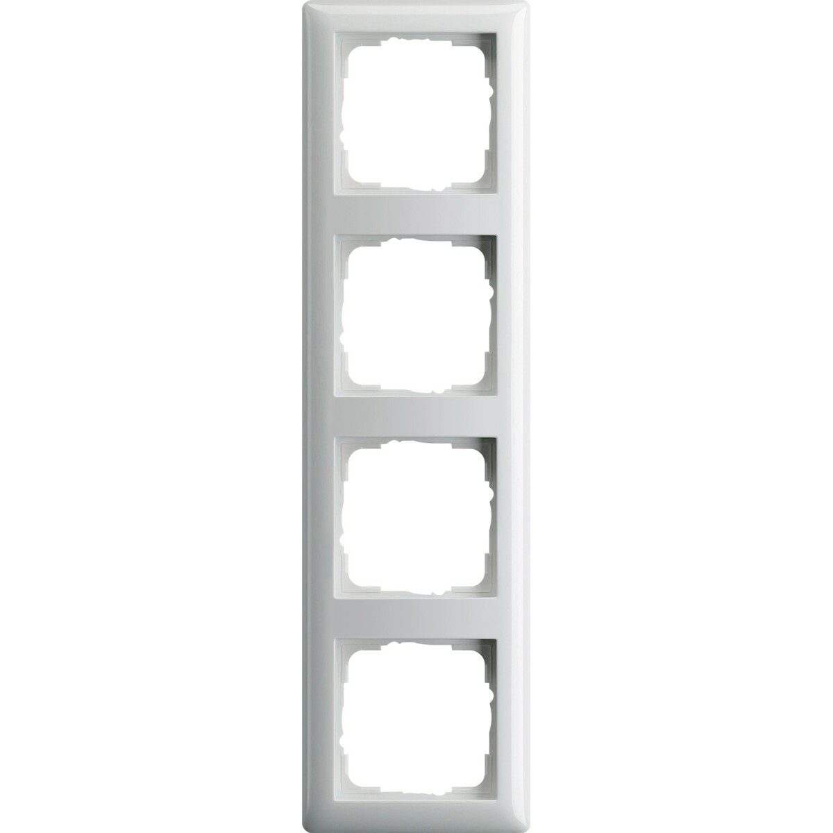Bild 1 von Gira Abdeckrahmen 4-fach Standard55 Reinweiß glänzend