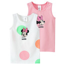 Bild 1 von 2 Minnie Maus Unterhemden mit Print WEISS / ROSA