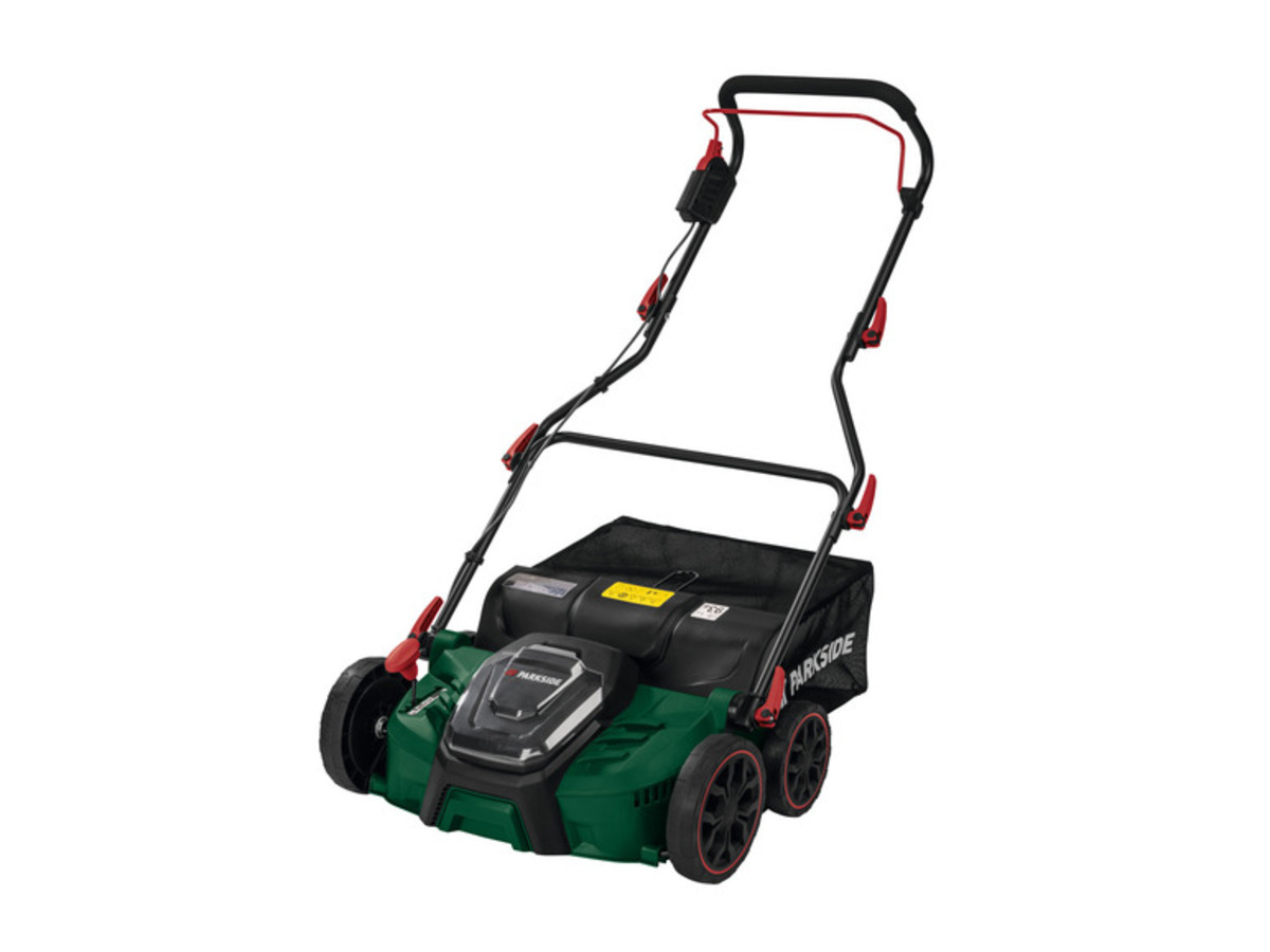 Bild 3 von PARKSIDE® 40 V Akku-Vertikutierer-Rasenlüfter »PLVA 40-Li B1«, Set mit 2 Akkus und Ladegerät