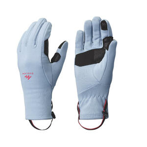 QUECHUA Softshell Handschuhe Kinder Stretch touchscreenfähig Winterwandern - SH500