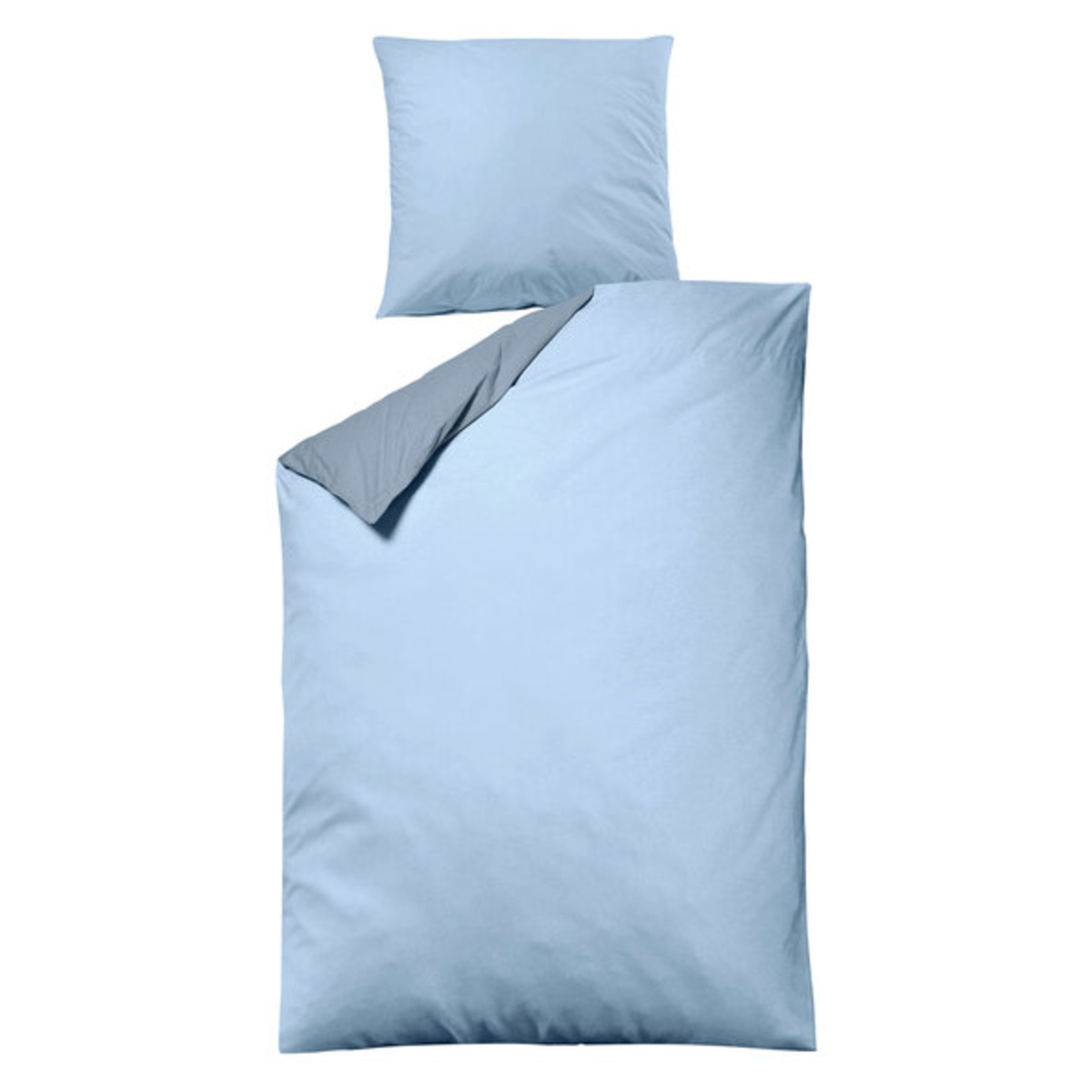 Bild 1 von Bettwäsche Luxus Satin, 135 x 200 cm, blau