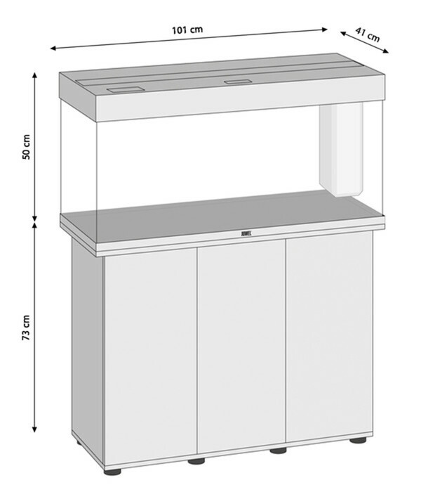 Bild 2 von JUWEL® AQUARIUM Kombination Rio 180 LED inkl. Starter-Set, ca. B101/H123/T41 cm