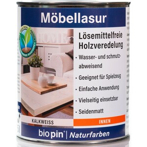 biopin Möbellasur kalkweiß 0,75 l