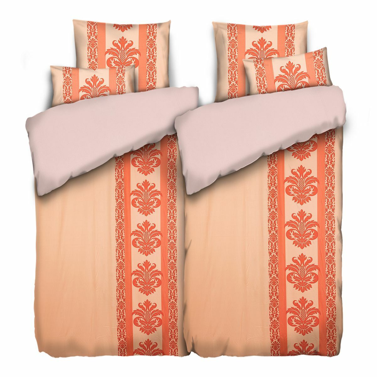 Bild 1 von JERYMOOD Wendebettwäsche Ornamentreihe Mikrofaser Jersey Doppelbett, 6tlg.