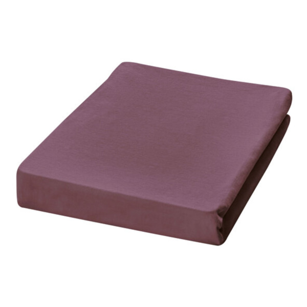 Bild 1 von Jersey-Spannbetttuch, 180-200 x 200 cm, bordeaux