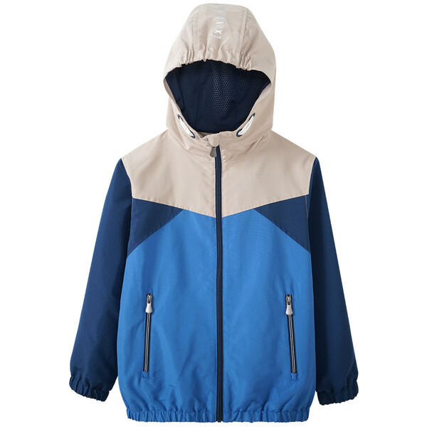 Bild 1 von Jungen Jacke mit Farbteiler BLAU / DUNKELBLAU / BEIGE