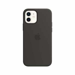 iPhone 12 | 12 Pro Silikon Case mit MagSafe - Schwarz Handyhülle