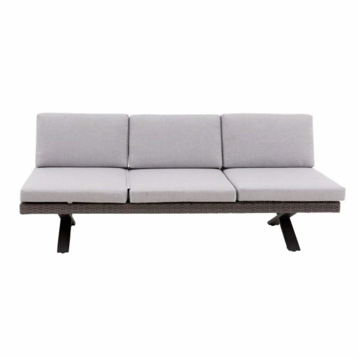 Bild 1 von Loungesofa Monte Plata 198x72x81 cm anthrazit/grau