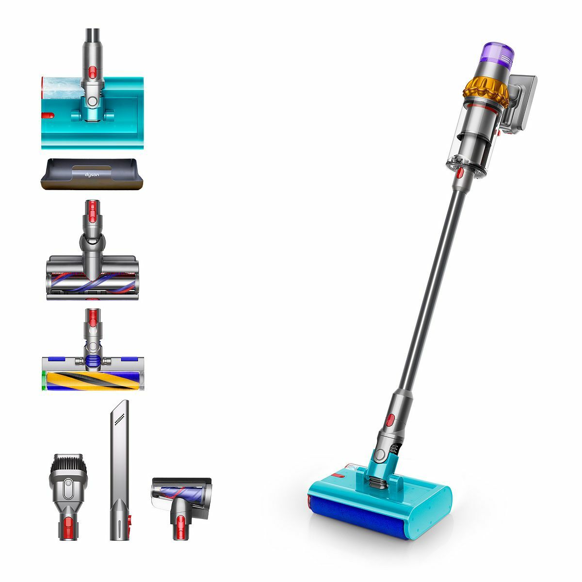 Bild 1 von DYSON Akku-Staubsauger V15s Detect Submarine mit Wischfunktion bis zu 60min Laufzeit