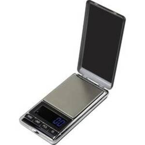 Taschenwaage Basetech SJS-60007 Wägebereich (max.) 500 g Ablesbarkeit
0.1 g batteriebetrieben Silber