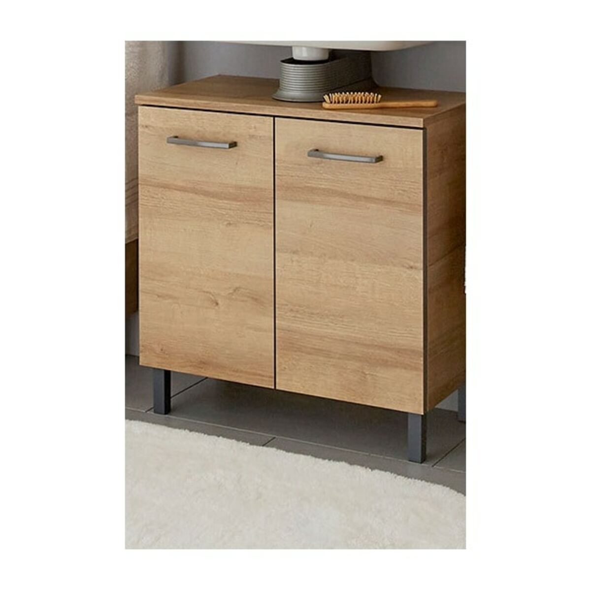 Bild 1 von Waschbeckenunterschrank Serie 919/60 Braun 60x62x33 cm