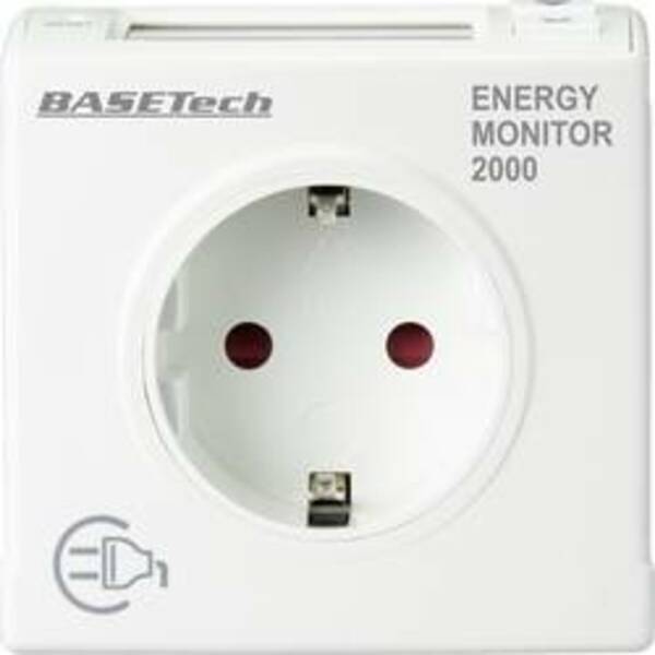 Bild 1 von Basetech EM 2000 Energieverbrauchs-Messgerät Energy Monitor 2000 LCD
0,00 - 9999,99 kWh