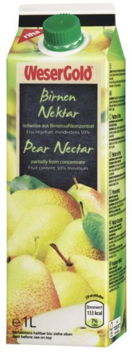 Bild 1 von Wesergold Birnen-Nektar