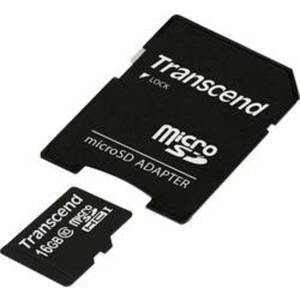microSDHC-Karte 16 GB Transcend Premium Class 10 inkl. SD-Adapter