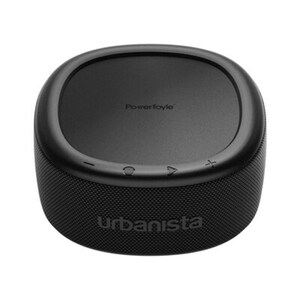 Urbanista Malibu Midnight Black Tragbarer Bluetooth Lautsprecher mit Solarzelle