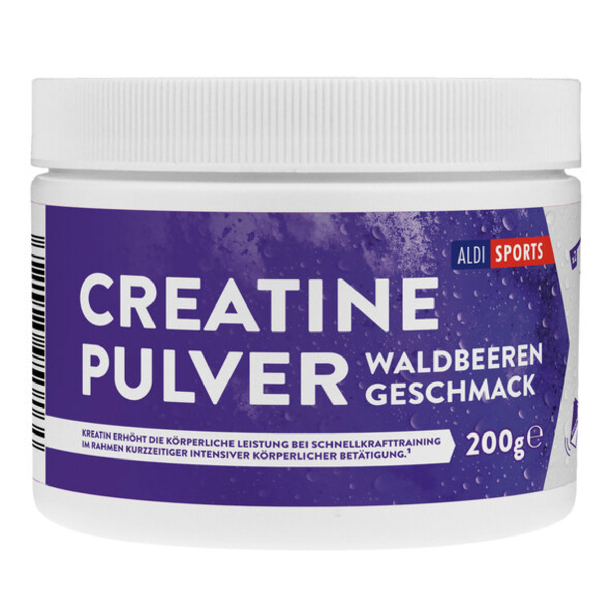 Bild 1 von Creatinpulver, Waldbeere, 3er Set (3 x 200 g = 600 g)