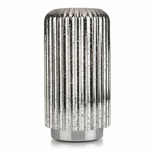 STEFFEN SCHRAUT LED-Dekoleuchte Glas-Zylinder 5h-Timerfunktion Höhe 28cm, Ø 15cm
