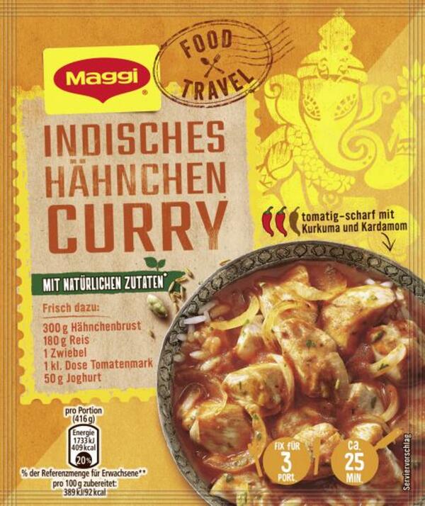 Bild 1 von Maggi Fix für Indisches Hähnchen Curry